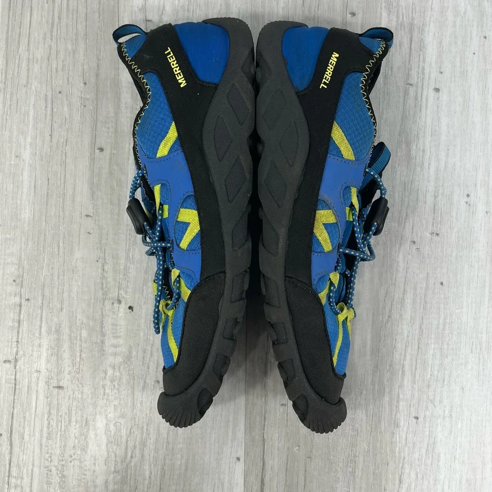 Merrell Kids Blue and Yellow Water Shoes